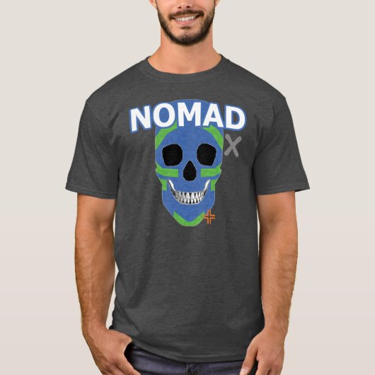 ハンドスカルNomad Tシャツ基本B2 Tシャツ (正面)