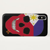 ハンドスカルPHILIPPINESケースiPhone X B2 Case-Mate iPhoneケース (裏面(横))