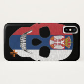 ハンドスカルSerbiaケースiPhone X B2 Case-Mate iPhoneケース (裏面(横))