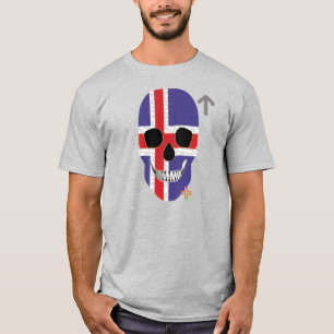 ハンドスカルTシャツ基本B2 Tシャツ