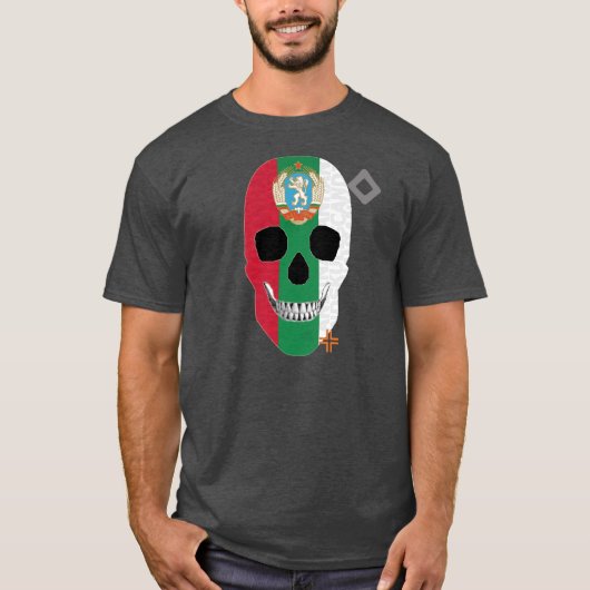 ハンドスカルTシャツ基本B2 Tシャツ (正面)