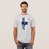 ハンドスカルTシャツ基本B2 Tシャツ (正面フル)