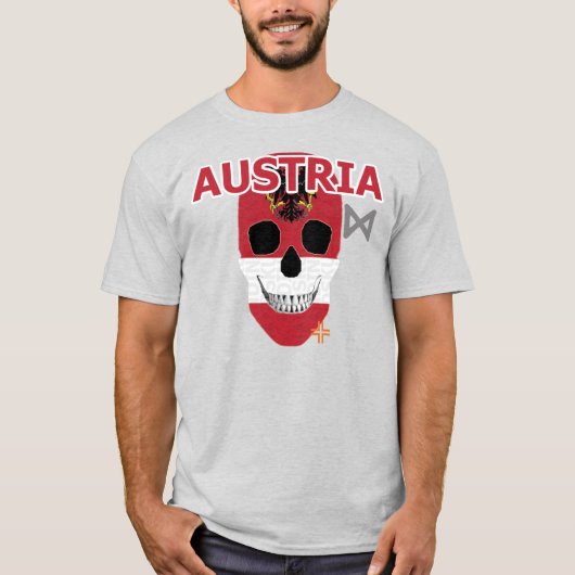 ハンドスカルTシャツ基本B2 Tシャツ (正面)