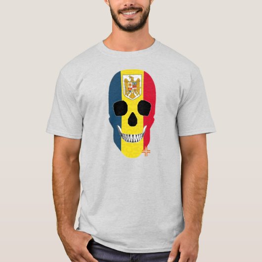 ハンドスカルTシャツ基本B2 Tシャツ (正面)
