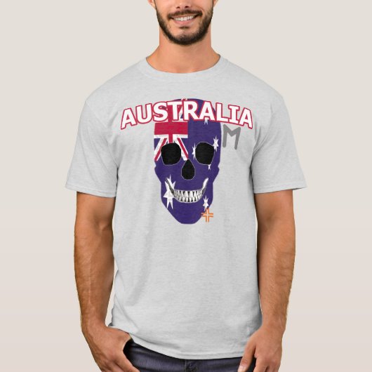 ハンドスカルTシャツ基本B2 Tシャツ (正面)