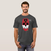 ハンドスカルTシャツ基本B2 Tシャツ (正面フル)