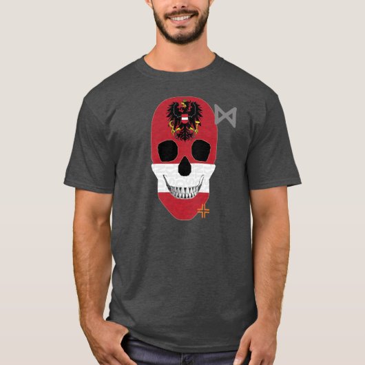 ハンドスカルTシャツ基本B2 Tシャツ (正面)
