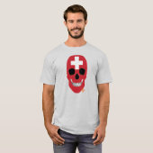 ハンドスカルTシャツ基本B2 Tシャツ (正面フル)