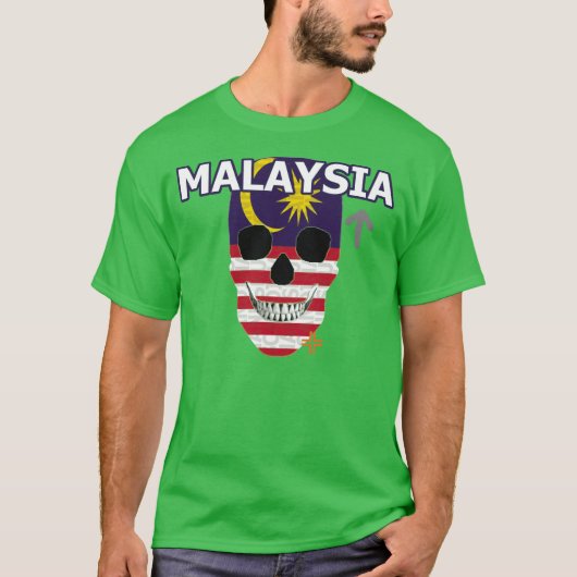 ハンドスカルTシャツ基本B2 Tシャツ (正面)