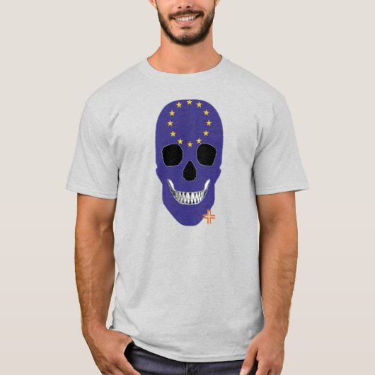 ハンドスカルTシャツ基本B2 Tシャツ (正面)