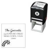 ハンドスクリプトリーフ差出人住所 セルフインキングスタンプ (インサイチュ)