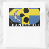 ハンドスクロスウェーデン – ステッカー (バッグ)