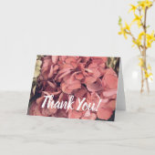 ハンドスク書リプトサンキューカードあじさいアート カード (黄色い花)