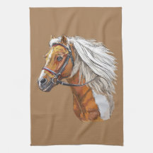 ハンドスケッチピンホースポートレート