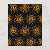 ハンドスケッチ抽象芸術パターンスクラップブック紙 (裏面)