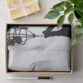 ハンドスケルトンハロウィーンティッシュペーパー 薄葉紙 (ギフト)