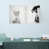 ハンドスケルトンハロウィーンバナー 横断幕 (トレードショー)