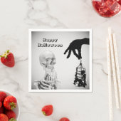 ハンドスケルトンハロウィーンペーパーナプキン スタンダードカクテルナプキン (インサイチュ)