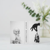 ハンドスケルトンハロウィーンポストカード ポストカード (スタンド正面)