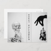 ハンドスケルトンハロウィーンポストカード ポストカード (正面/裏面)