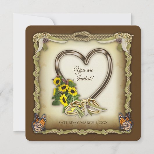 ハンドスティングお祝い 招待状 (正面)