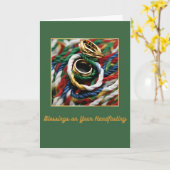 ハンドスティング恵みカード カード (黄色い花)