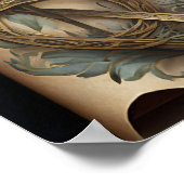 ハンドスティング証明書フローラケルトWICCA 異教の ポスター (角)