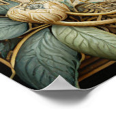 ハンドスティング証明書フローラケルトWICCA 異教の ポスター (角)