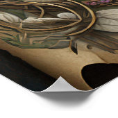 ハンドスティング証明書フローラケルトWICCA 異教の ポスター (角)