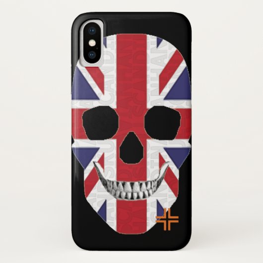 ハンドス素晴らしカルイギリスケースiPhone X B2 Case-Mate iPhoneケース (裏面)