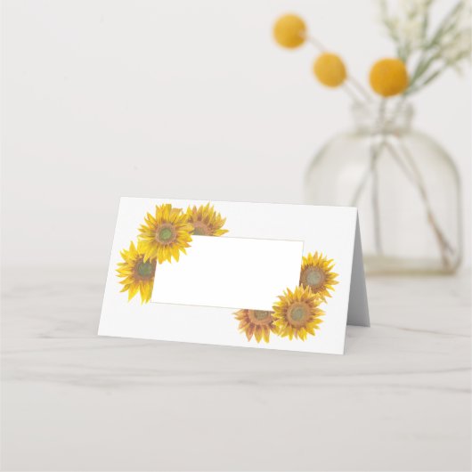 ハンドス色彩の鮮やかマフラワー座席表 プレイスカード (正面)