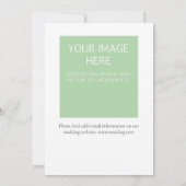 ハンドス色彩の鮮やかマフラワー結婚式招待状 招待状 (裏面)