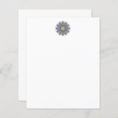 ハンドズ絵画マンダラクロック顔2 (正面/裏面)