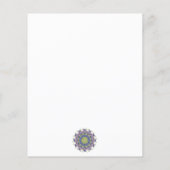 ハンドズ絵画マンダラクロック顔2 (裏面)