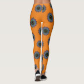 ハンドズ絵画マンダラクロック顔24 レギンス (裏面)