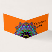 ハンドズ絵画マンダラクロック顔24 名刺 (外部)