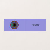 ハンドズ絵画マンダラクロック顔24 名刺 (内部フラット)