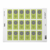 ハンドズ絵画マンダラクロック顔2 ラベル (フルシート)