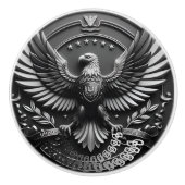 ハンドセ絵を描ラミックノブ – キャビネ芸術的ットプル セラミックノブ (正面)