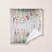 ハンドセ色彩の鮮やかイロンバラ蝶 バスタオルセット (ウォッシュタオル)