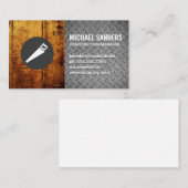 ハンドソー | 木材と鋼材 名刺 (正面/裏面)