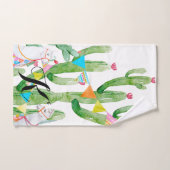 ハンドタオパーソナライズされたルボホラマボヘミアンカッティ ハンドタオル (ハンドタオル)