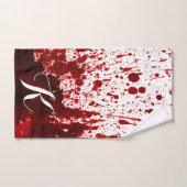 ハンドタオパーソナライズされたル血（ばちゃばちゃ）跳ねるバンパイア得 ハンドタオル (ハンドタオル)