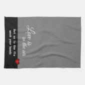 ハンドタオルを洗う キッチンタオル (横)