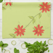 ハンドタオルオレンジライム キッチンタオル (折り畳み)