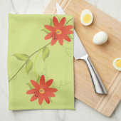 ハンドタオルオレンジライム キッチンタオル (四つ折り)