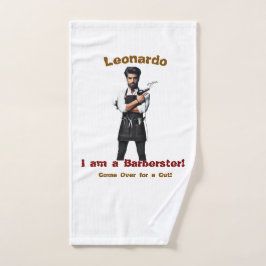 ハンドタオル理容師テーマ ハンドタオル