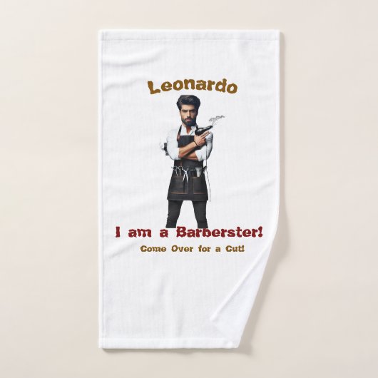 ハンドタオル理容師テーマ ハンドタオル (ハンドタオル)