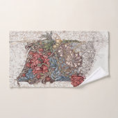 ハンドタオル： WILLIAM MORRIS :ハニーサックル+チューリップ ハンドタオル (ハンドタオル)