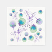 ハンドダディ絵を描リオンセベトス スタンダードカクテルナプキン (正面)